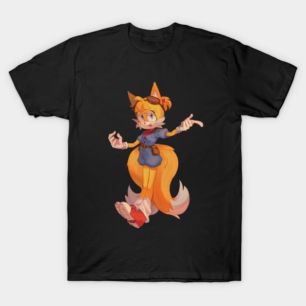 Tails the fox Genderbend T-Shirt by Jacocoon